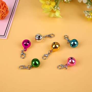 Aoche Pet Bells for Collars - Colorful Safety Accessory