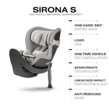 Cybex Sirona S: 360° Rotating Convertible Car Seat
