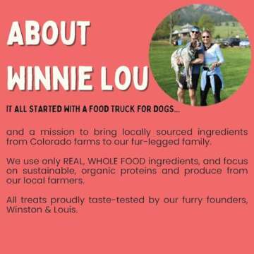 Winnie Lou Organic Peanut Butter Pretzels for Dogs - Healthy Treats