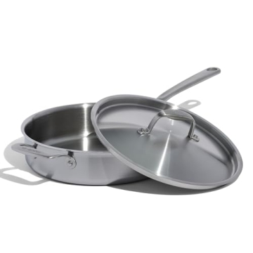 Made In Cookware 3.5 Quart Stainless Steel Saute Pan - 5 Ply Professional Quality