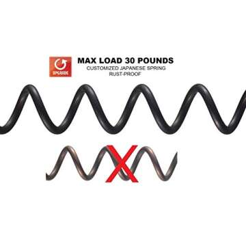 BRIOFOX Shower Curtain Rod 43-73 Inches, Never Rust and Non-Slip Spring Tension Rod for Bathroom, Polished 304 Stainless Steel