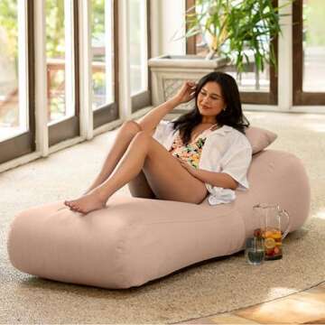 Shop Jaxx Arlo Outdoor Bean Bag Lounger for Ultimate Relaxation