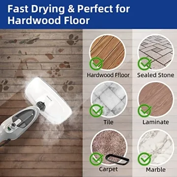 Steam Mop - 10-in-1 Solution for All Floor Types