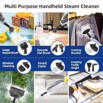 Steam Mop - 10-in-1 Solution for All Floor Types