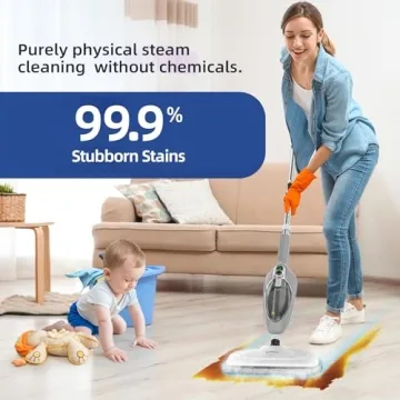 Steam Mop - 10-in-1 Solution for All Floor Types