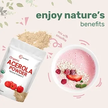 Organic Acerola Vitamin C Powder for Immune Health