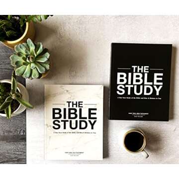 The Bible Study: A One-Year Study of the Bible and How It Relates to You (2-Volume Set Including the Old & New Testaments with Discussion Questions, Full-Color Pages, and a Daily & Weekly Study Guide)