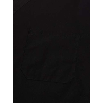 Dickies Black V-Neck Scrubs Shirt for Men - Medium