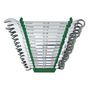 SK Professional Tools 86255 - 15-Piece Wrench Set with SuperKrome Finish