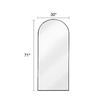 DYNWELL Arched Full Length Mirror – Elegant & Stylish