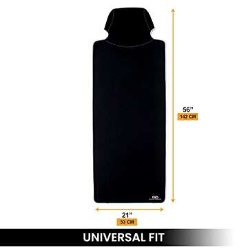 Gorla Gear Black Premium Universal Fit Waterproof Stain Resistant Car Seat Cover Neoprene Non-Slip Bucket Seat Dog Kid Protector Save Your Leather Cloth Seats Van Truck SUV Auto