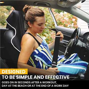 Gorla Gear Black Premium Universal Fit Waterproof Stain Resistant Car Seat Cover Neoprene Non-Slip Bucket Seat Dog Kid Protector Save Your Leather Cloth Seats Van Truck SUV Auto