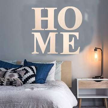 12 Inch Wooden Letter, Smooth Surface Wood Letters for Wall Decor, 1/5 INCH Blank Unfinished Wooden Letters for Home Wall Decor DIY Painting Crafts(Letter Y)