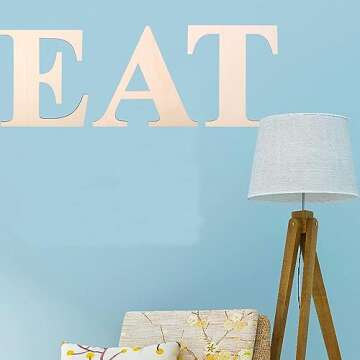 12 Inch Wooden Letter, Smooth Surface Wood Letters for Wall Decor, 1/5 INCH Blank Unfinished Wooden Letters for Home Wall Decor DIY Painting Crafts(Letter Y)