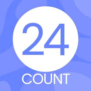 Pink and Gold It's a Girl Baby Shower Water Bottle Labels - Gold Sparkle Waterproof Stickers for Water Bottles - 24 Count