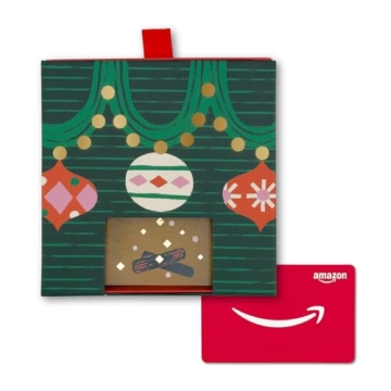 Amazon Gift Card in Adorable Gingerbread House Design for Any Amount