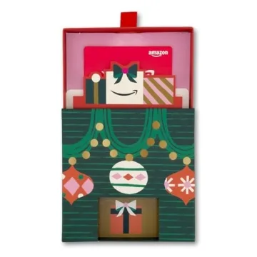 Amazon Gift Card in Festive Gingerbread House Design