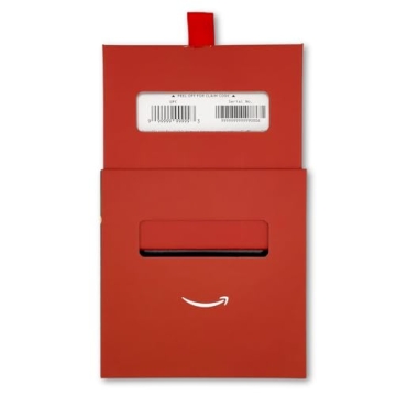 Amazon Gift Card in Festive Gingerbread House Design