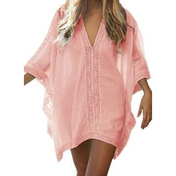 Oversized Swimsuit Cover Up for Women - Beach Dress