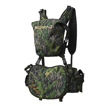 Nomad Mens Pursuit Convertible Turkey Vest | Camo Turkey Hunting Vest, Mossy Oak Shadowleaf, One Siz...