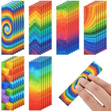 36 Pieces Anxiety Sensory Stickers - Fidget Textured Strips for Stress Relief and Calm