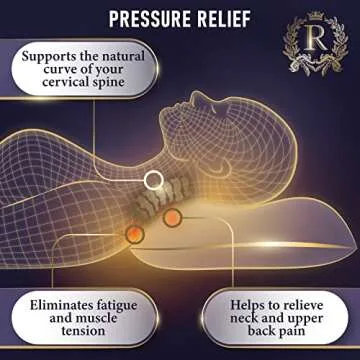 Royal Therapy 2-Pack King Pillows, Memory Foam Pillow, Rayon Derived from Bamboo Pillow, Pillow for Side Sleepers, Bed Pillow, King Size Pillow, Firm Pillow, Shredded Memory Foam Pillows King