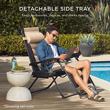 Comfortable Oversized Zero Gravity Chair for Outdoor Relaxation