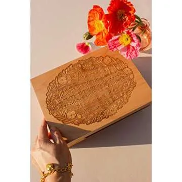 Love Never Ends Wooden Keepsake Box for Couple Wedding Anniversary Gift [Personalized Jewelry Box for Mom, Large Memory Box for Him Her, Made in the USA]