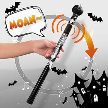 Novelty Place Halloween Themed 16" Groan Tube Noise Makers 5 Pack - Funny Party Noisemaker for Kids and Adults