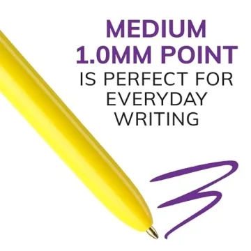 BIC 4-Color Pens - Perfect for Creative Writing & Organization