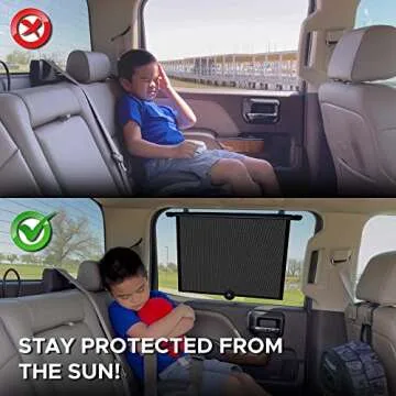 EcoNour Car Window Covers for Baby - Ultimate Sun Protection
