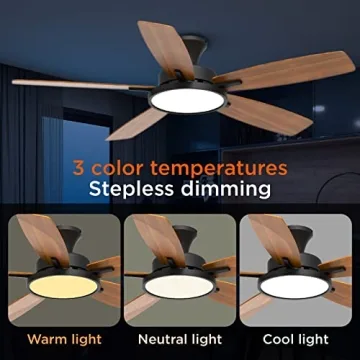 Elegant TALOYA Ceiling Fan with Lights and Remote Control