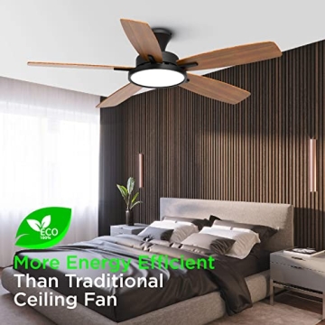 Elegant TALOYA Ceiling Fan with Lights and Remote Control