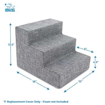 Best Pet Supplies Foamy Steps Cover for Pet Comfort and Style
