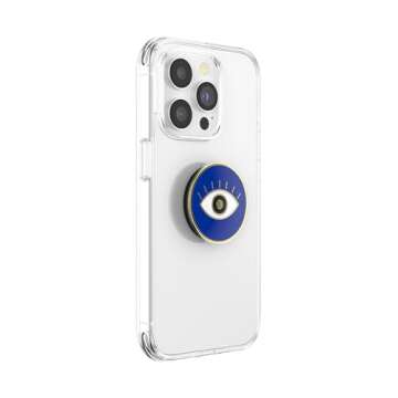 PopSockets Phone Grip with Expanding Kickstand, Enamel Graphic - Evil Eye