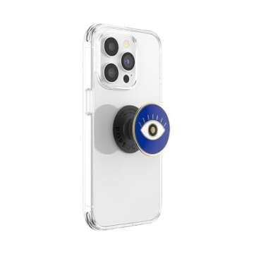 PopSockets Phone Grip with Expanding Kickstand, Enamel Graphic - Evil Eye