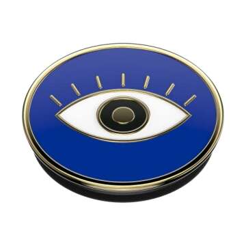 PopSockets Phone Grip with Expanding Kickstand, Enamel Graphic - Evil Eye