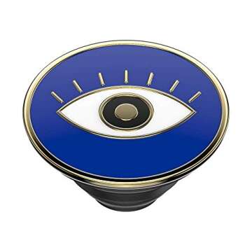 PopSockets Phone Grip with Expanding Kickstand, Enamel Graphic - Evil Eye