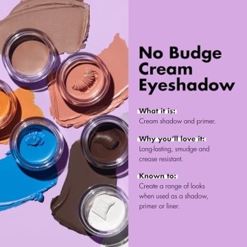 e.l.f. No Budge Cream Eyeshadow - Versatile & Long-Lasting Color