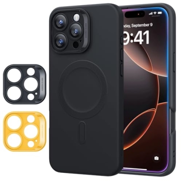 ESR for iPhone16 Pro Case with MagSafe, Supports Magnetic Charging, Smooth & Slim Silicone Case, Sho...