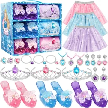 LJZJ Princess Dress Up Toys & Jewelry Boutique - Costumes & Accessories Set