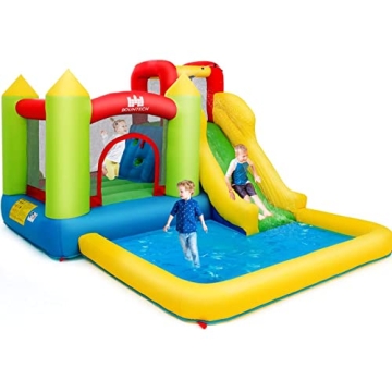 COSTZON Inflatable Water Slide Bounce House Combo for Kids - Durable Fun for Outdoors