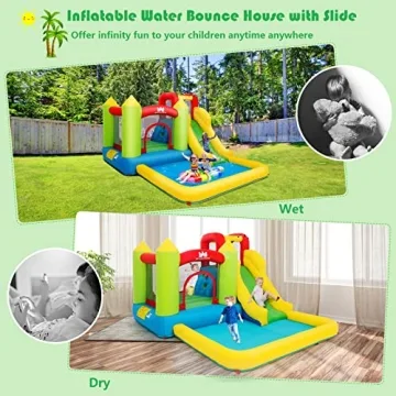 Fun COSTZON Kids Water Slide Bounce House for All