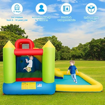 Fun COSTZON Kids Water Slide Bounce House for All