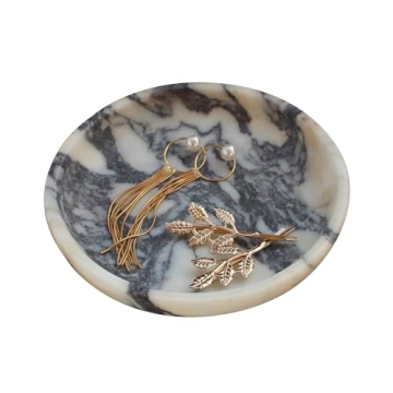 Luxury Marble Jewelry Dish Tray – Elegant & Functional