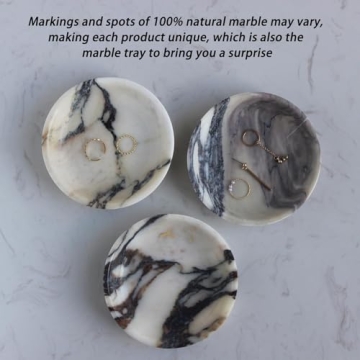 Luxury Marble Jewelry Dish Tray – Elegant & Functional