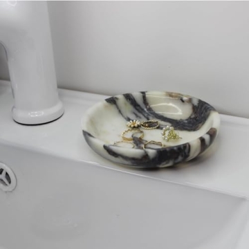 Luxury Marble Jewelry Dish Tray – Elegant & Functional