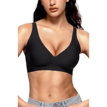 Vertvie Women's Wireless Seamless Bra - Comfort Meets Style for All Occasions