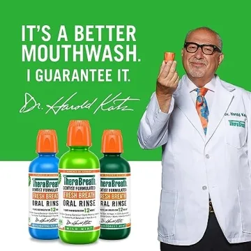 TheraBreath Fresh Breath Mouthwash 16 Fl Oz 2-Pack