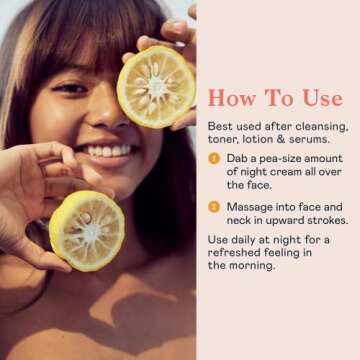 Erborian-Yuza Sorbet-Vitamin C Night Cream-Nourishing & Hydrating Moisturizer To Boost Radiance, Soothe Dehydrated Face Skin & Help Fight Signs Of Aging - Reinforced Nighttime Emulsion-1.7 Oz